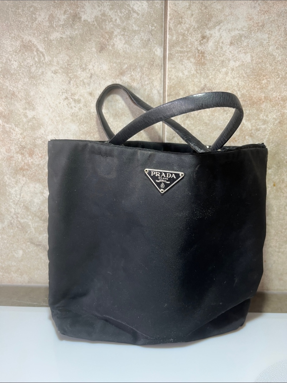 Black small nylon Y2K Prada Bag